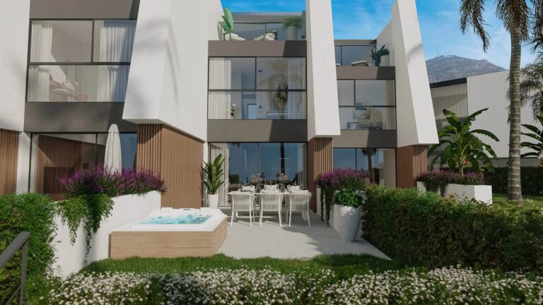 Azure Bay Fuengirola – architektura řadových domů