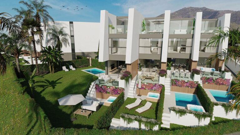 Azure Bay Fuengirola – zahrady a řadové domy