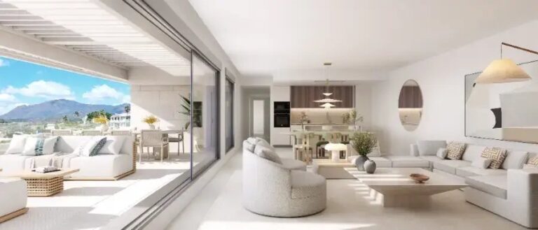 Australy Aures Estepona – obytný prostor s terasou
