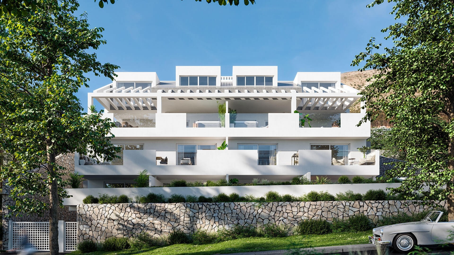 Stella 8 Residence – exteriér budovy v Torrequebradě